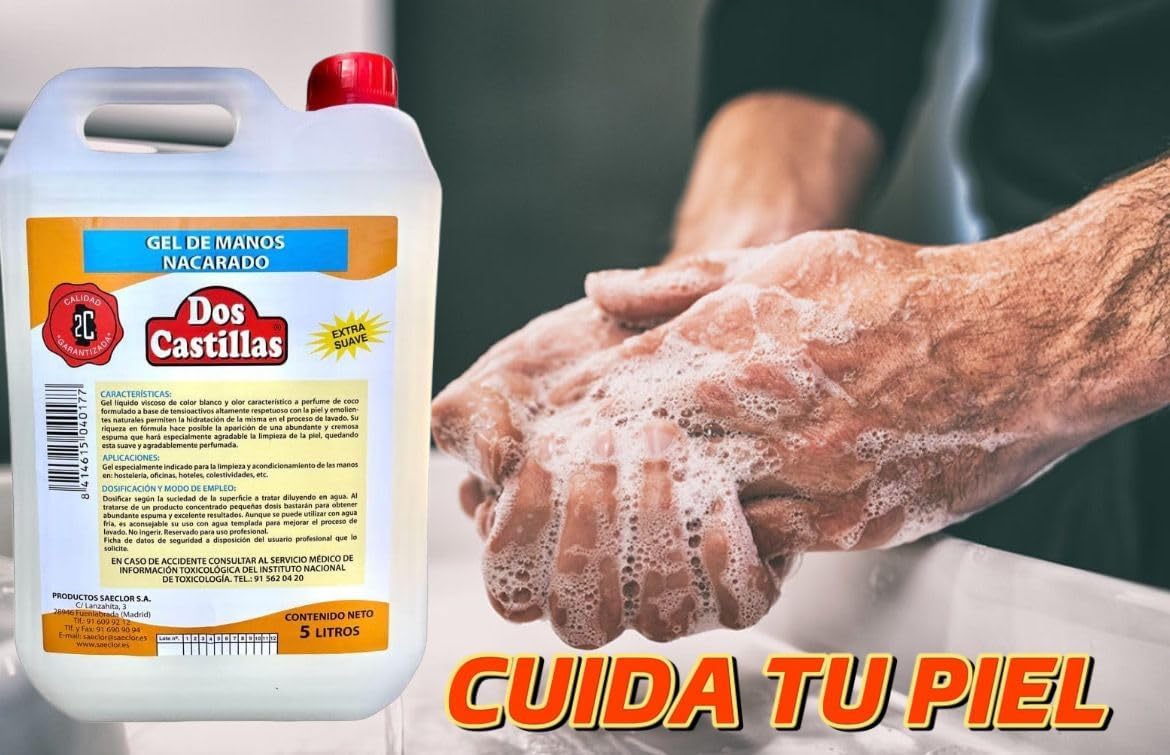 Jabón de Manos Hidratante Nacarado Garrafa 5 Litros