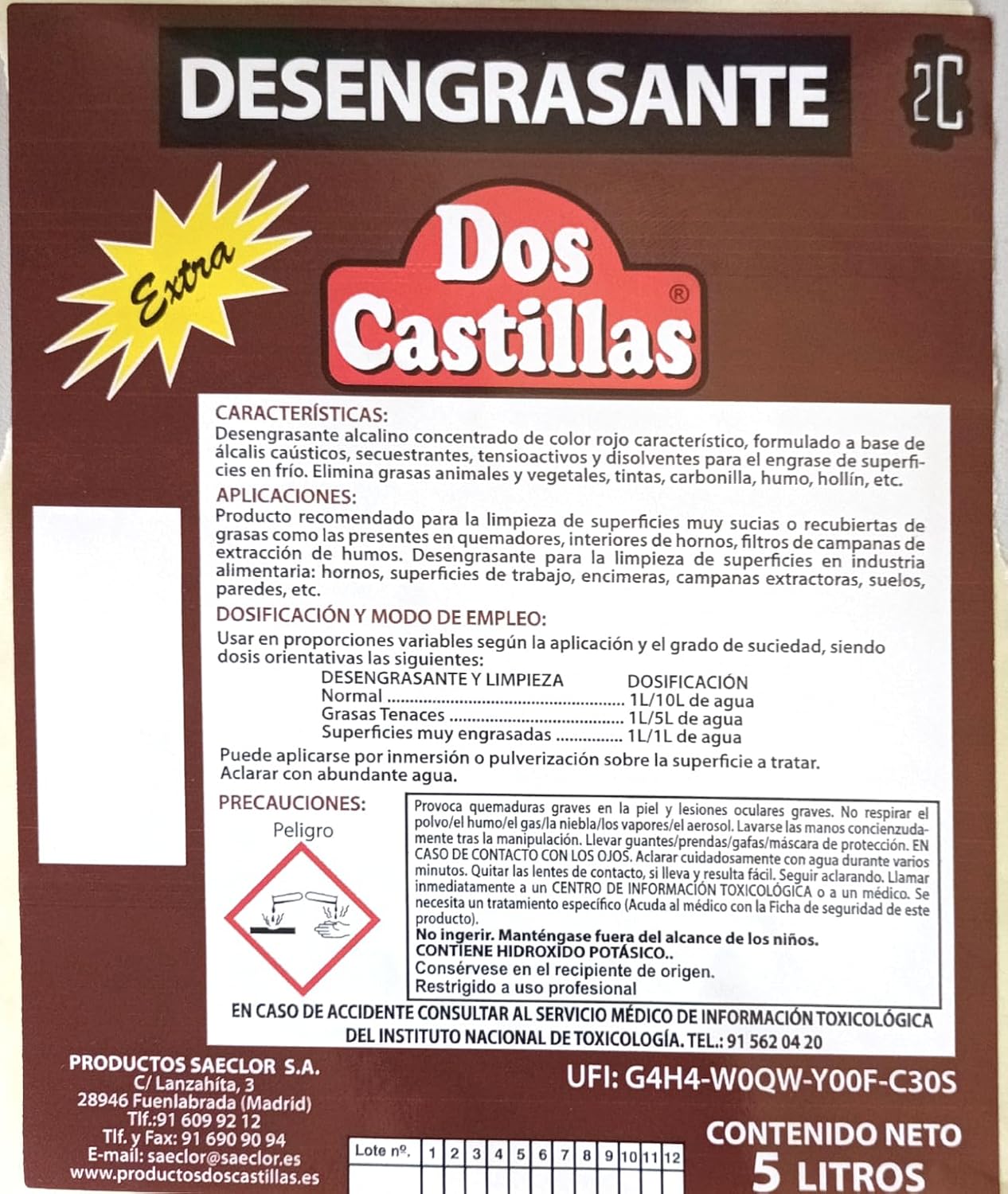 Desengrasante profesional motor y piezas mecánicas 1L