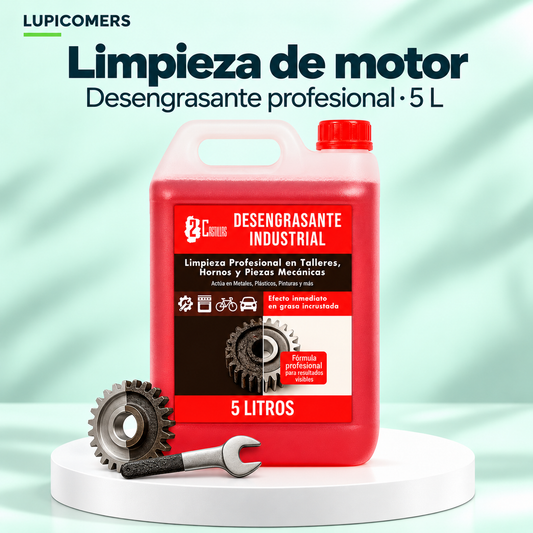 Desengrasante de motor y piezas mecánicas | Garrafa 5 L