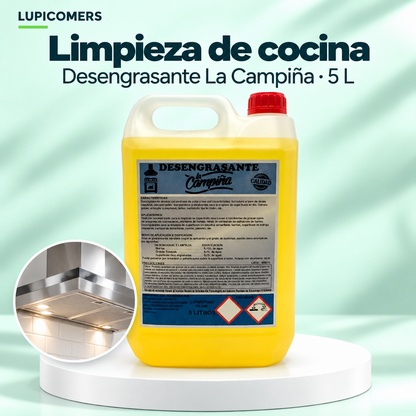 Desengrasante concentrado alcalino La Campiña 5 L
