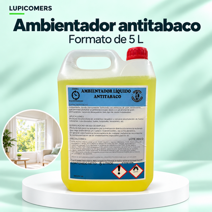 Ambientador antitabaco líquido | Garrafa 5 L