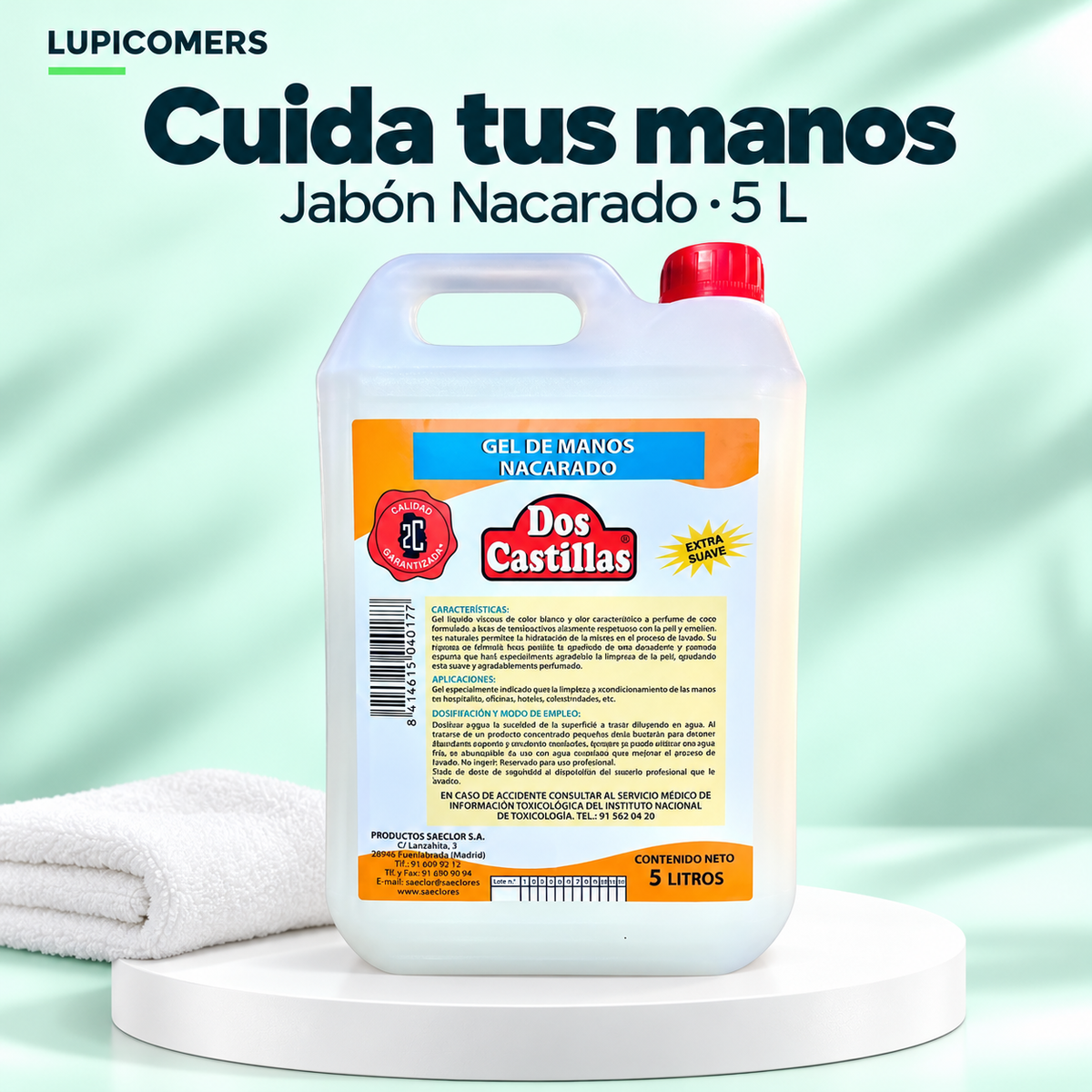 Jabón de manos nacarado 5 L