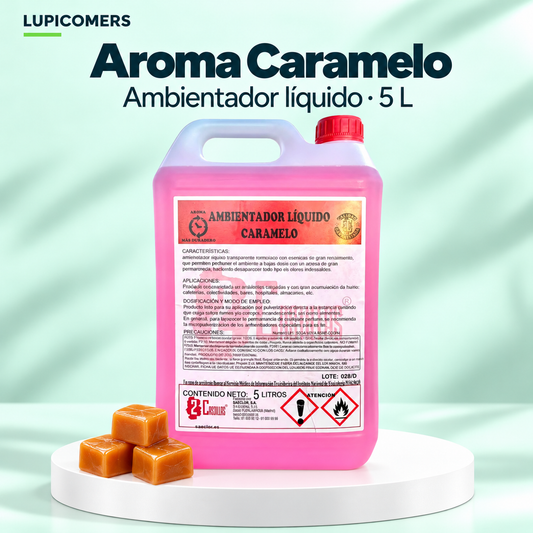 Ambientador líquido aroma Caramelo | Garrafa 5 L