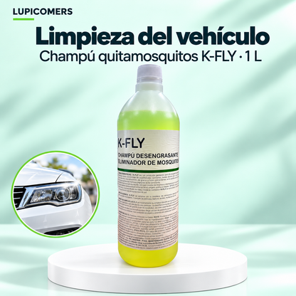 Champú quitamosquitos para coches K-FLY 1 L