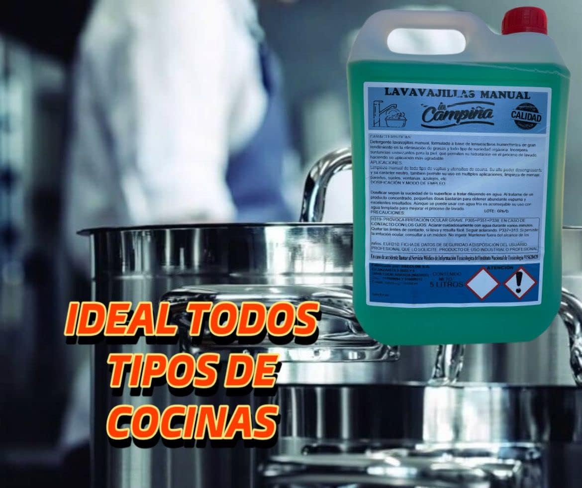 Limpiador líquido Lavaplatos Manual 5L