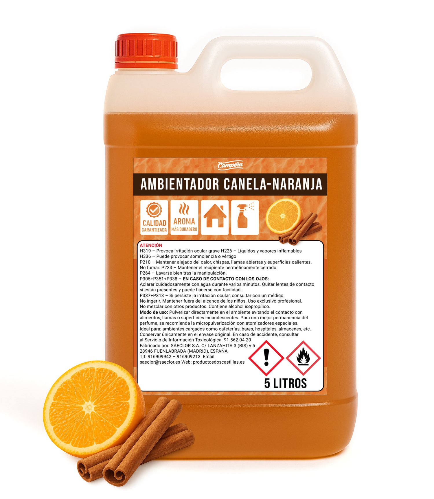 Ambientador de 5 litros ideal para oficinas y negocios