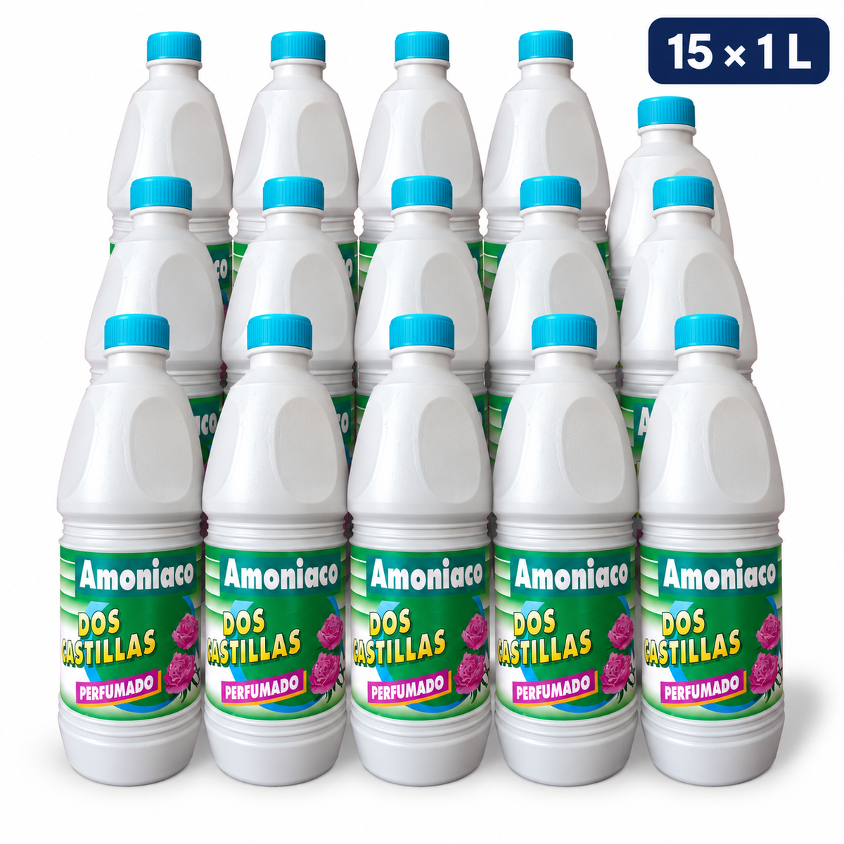 Amoniaco perfumado Dos Castillas | Pack 15 × 1 L