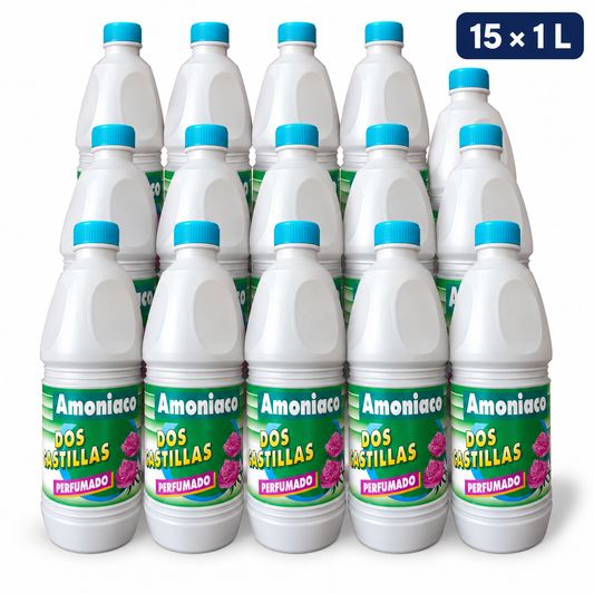 Amoniaco perfumado Dos Castillas | Pack 15 × 1 L