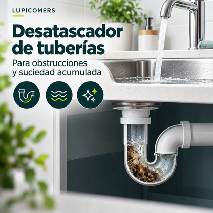 Desatascador de tuberías líquido Kiriko | Pack 3 unidades