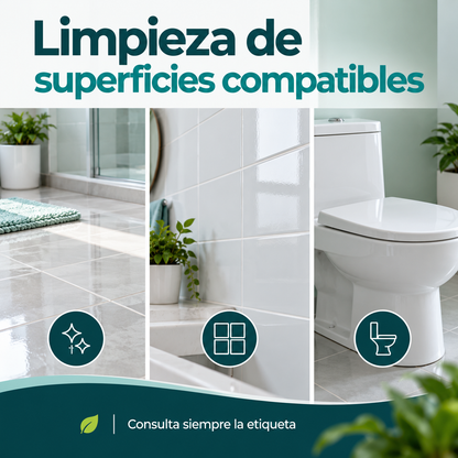 Lejía con detergente aroma Pino | Pack 3 × 2 L