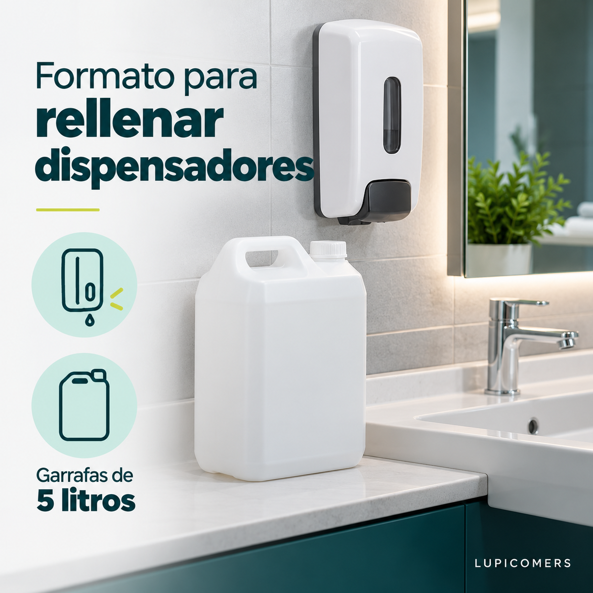 Jabón de manos aroma Caramelo | Pack 3 × 5 L