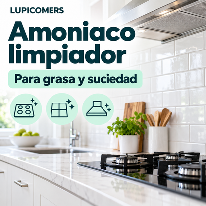 Amoniaco La Campiña para limpieza multiusos | Pack 15 × 1 L