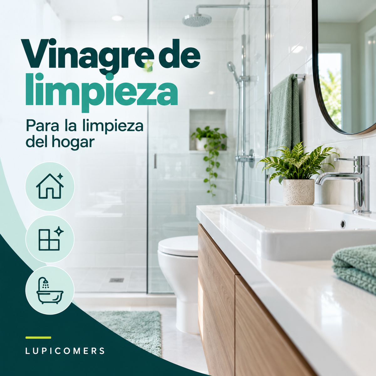 Vinagre de limpieza Kiriko | Pack 3 × 1 L